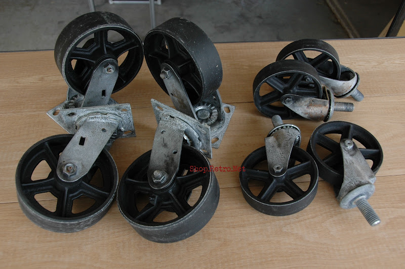 Antique Casters Vintage Industrial Caster Wheels Vintage Industrial
